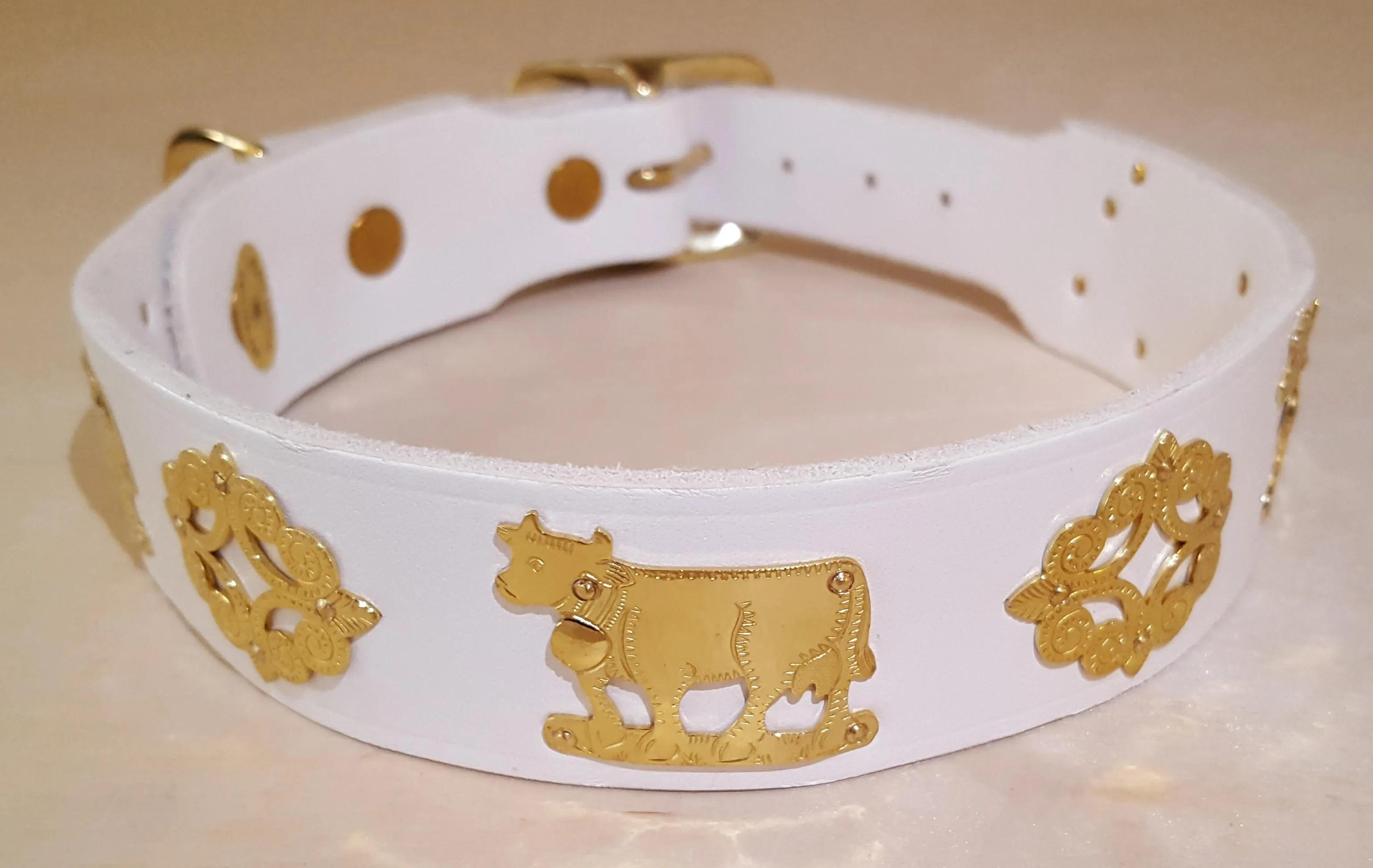 1 1/4" Medium Contemporary Swiss Dog Collar