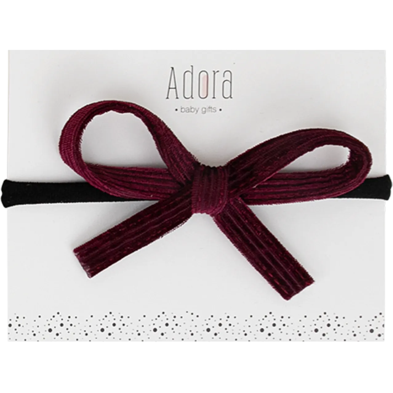 Adora Corduroy Bow Headband