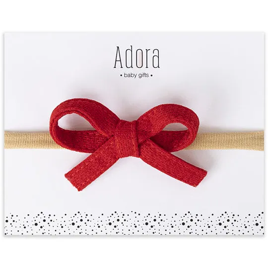 Adora Mini Waffle Bow Headband