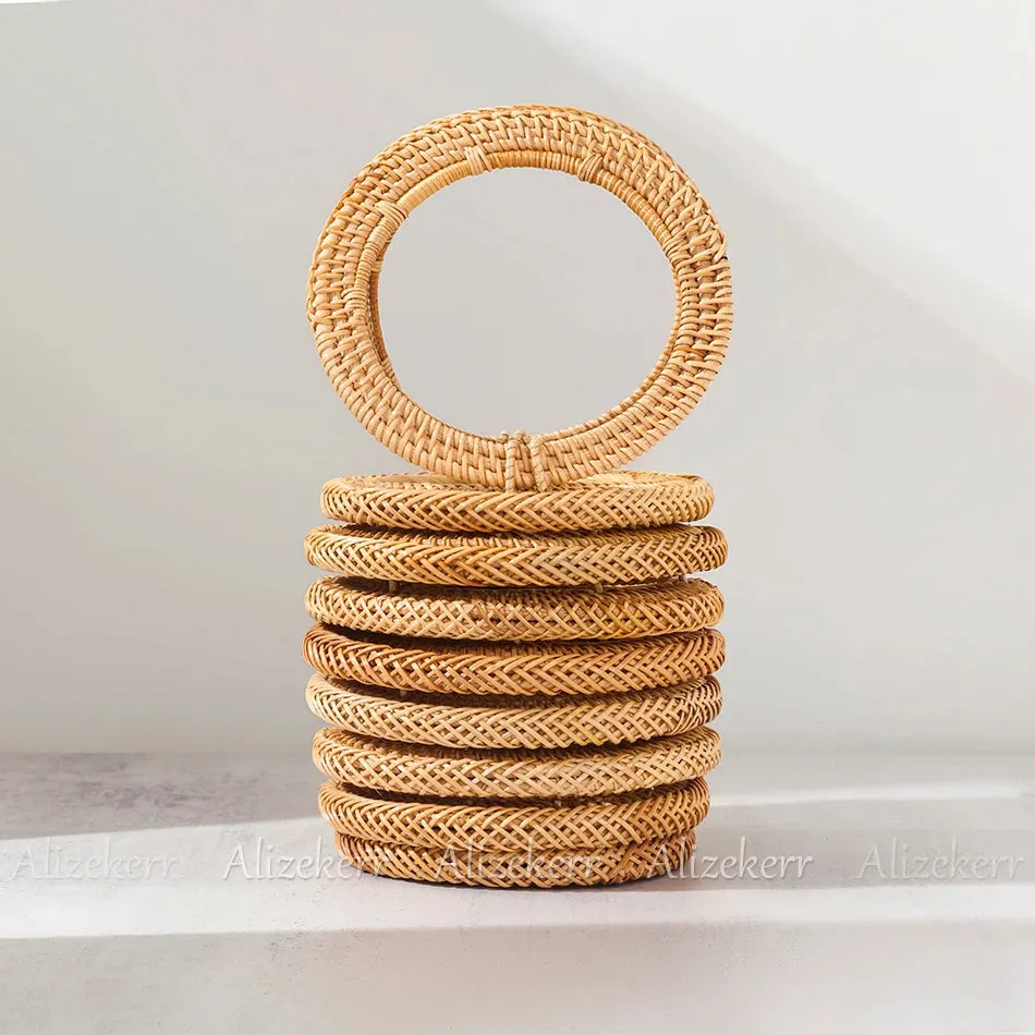 Alizekerr Bucket Beach Rattan Bags