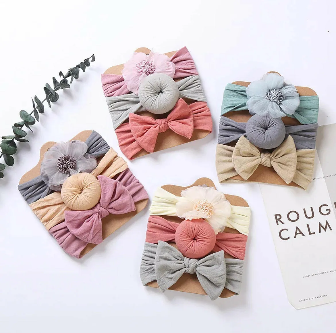 Baby Girl Headbands Hair Accessories (3 pcs)