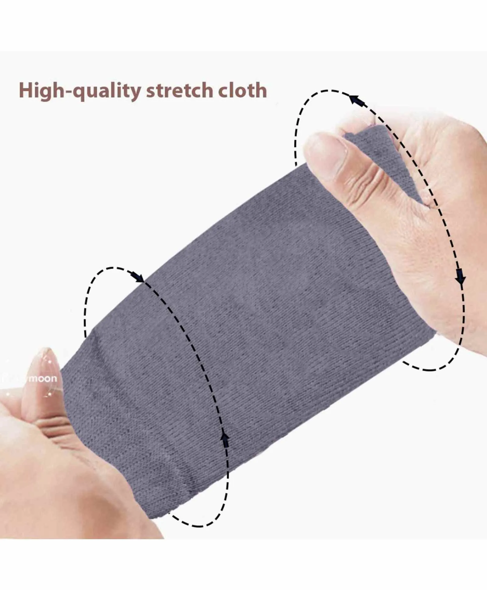 Babymoon Baby Kids Knee Pads AntiSlip Stretchable Knee Cap Elbow Safety - Dark Grey, Dark Blue & Grey