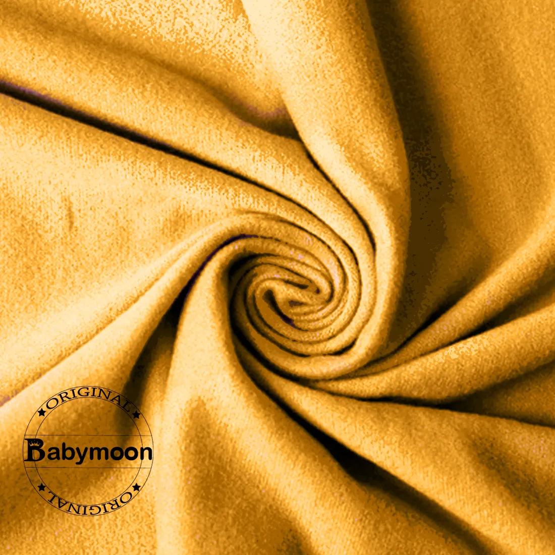 Babymoon Jersey Stretchble Baby Photography Shoot Wrap Cloth- Yellow