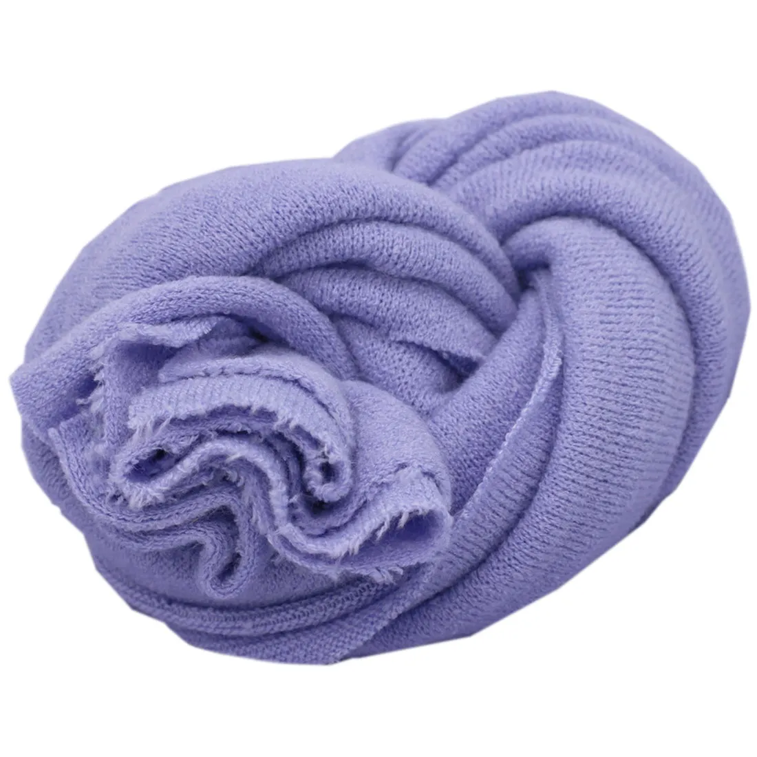 Babymoon Knitted Premium Wool Wrap | Baby Photography Shoot Wrap | Light Purple