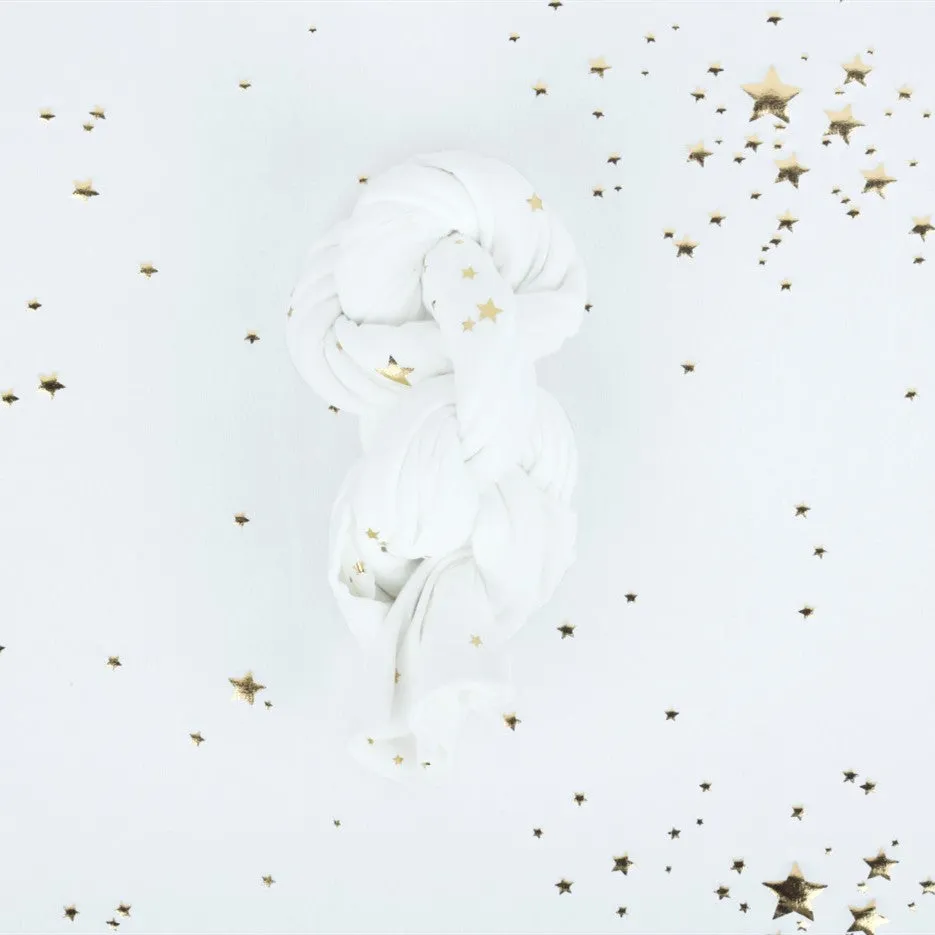 Babymoon Set of 2 | Starry Wrap and Layer | Baby Photography Props | White