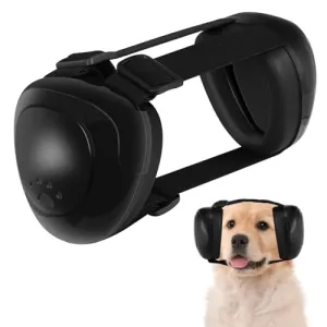 BERGWERK Dog Ear Muffs for Dog Hearing Protection,29dB NRR Dog Earmuffs for Noise Protection(Black-Small)