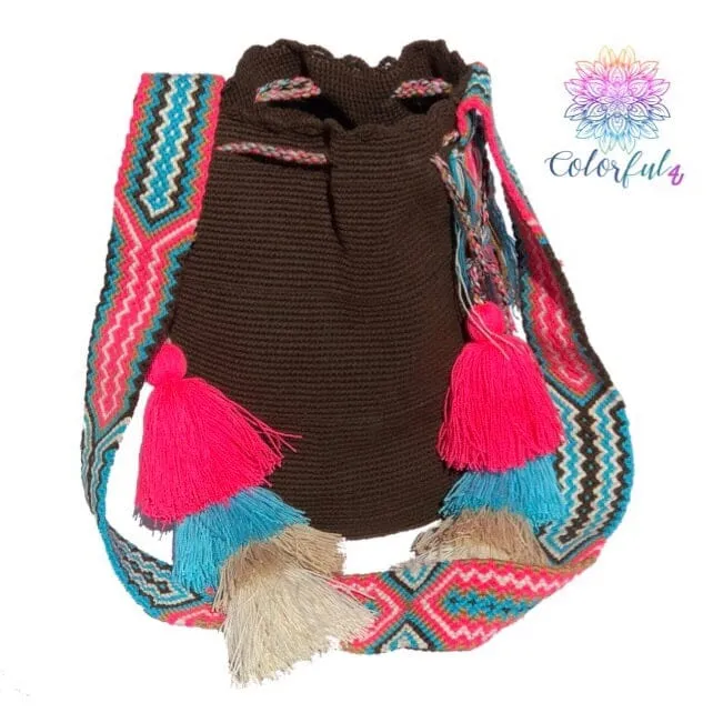 Bohemian Bags with Multi-Tassels and Macrame Strap