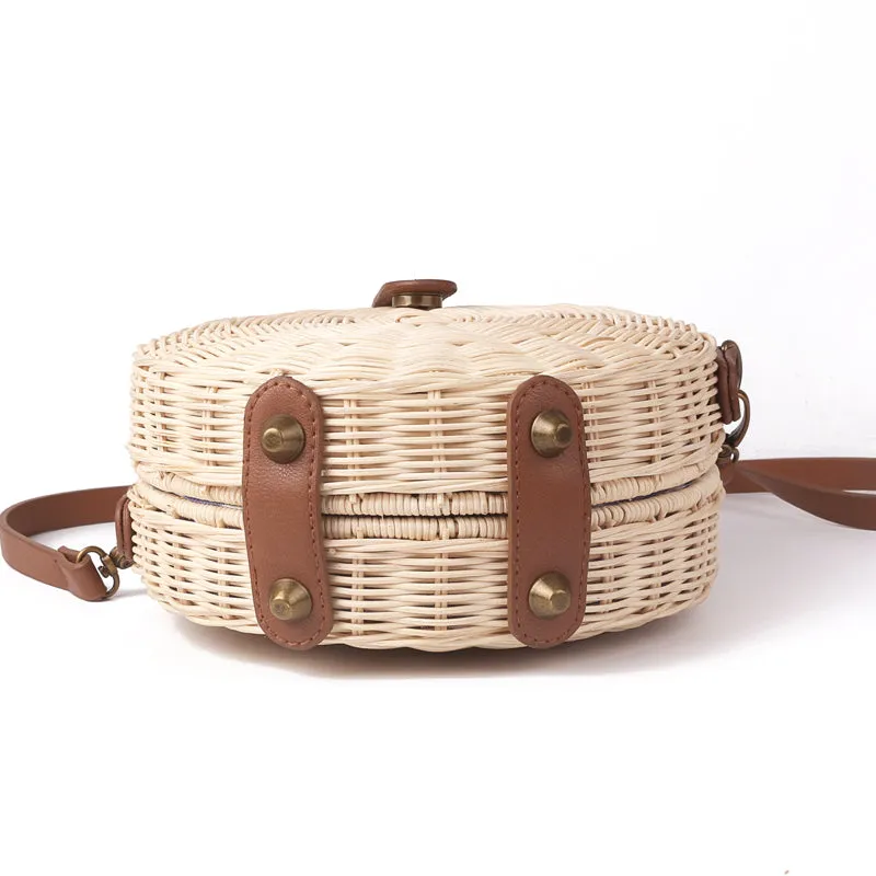 Bohemian Bali Rattan Handbag