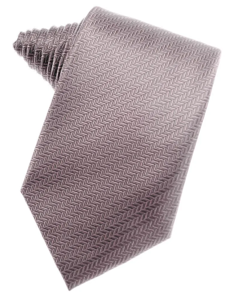 Bubblegum Herringbone Necktie