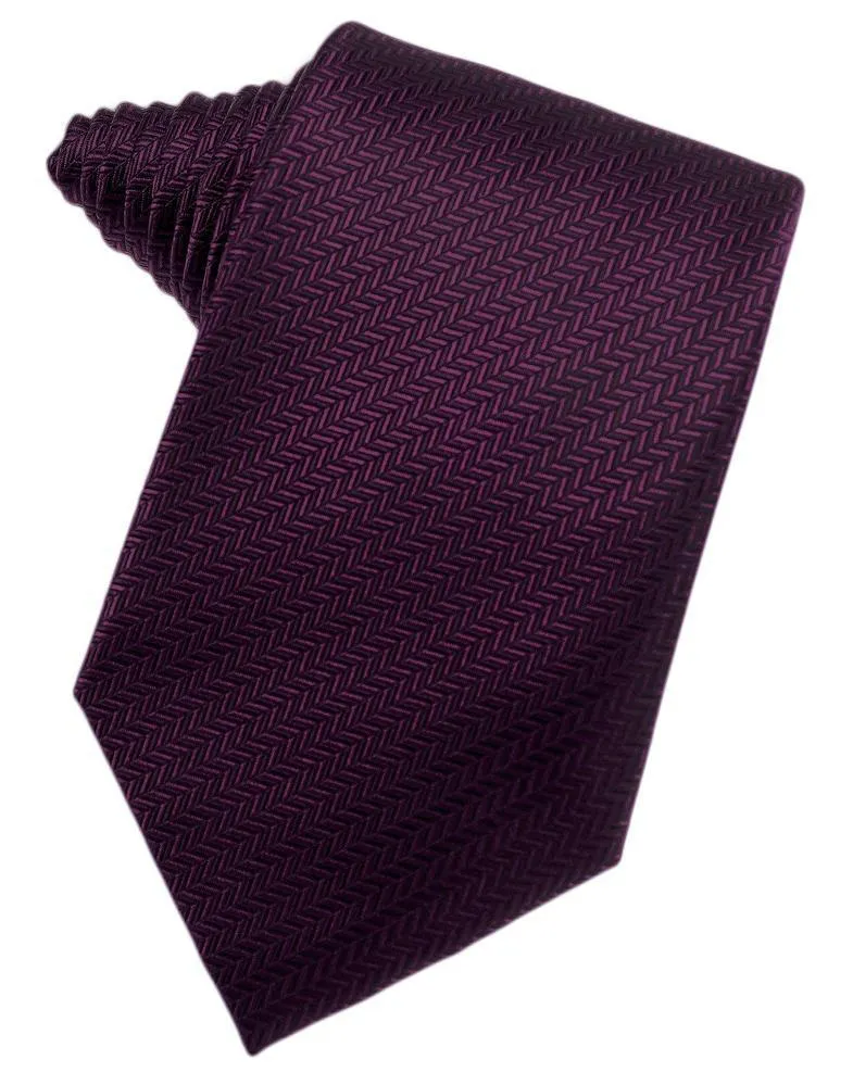 Bubblegum Herringbone Necktie