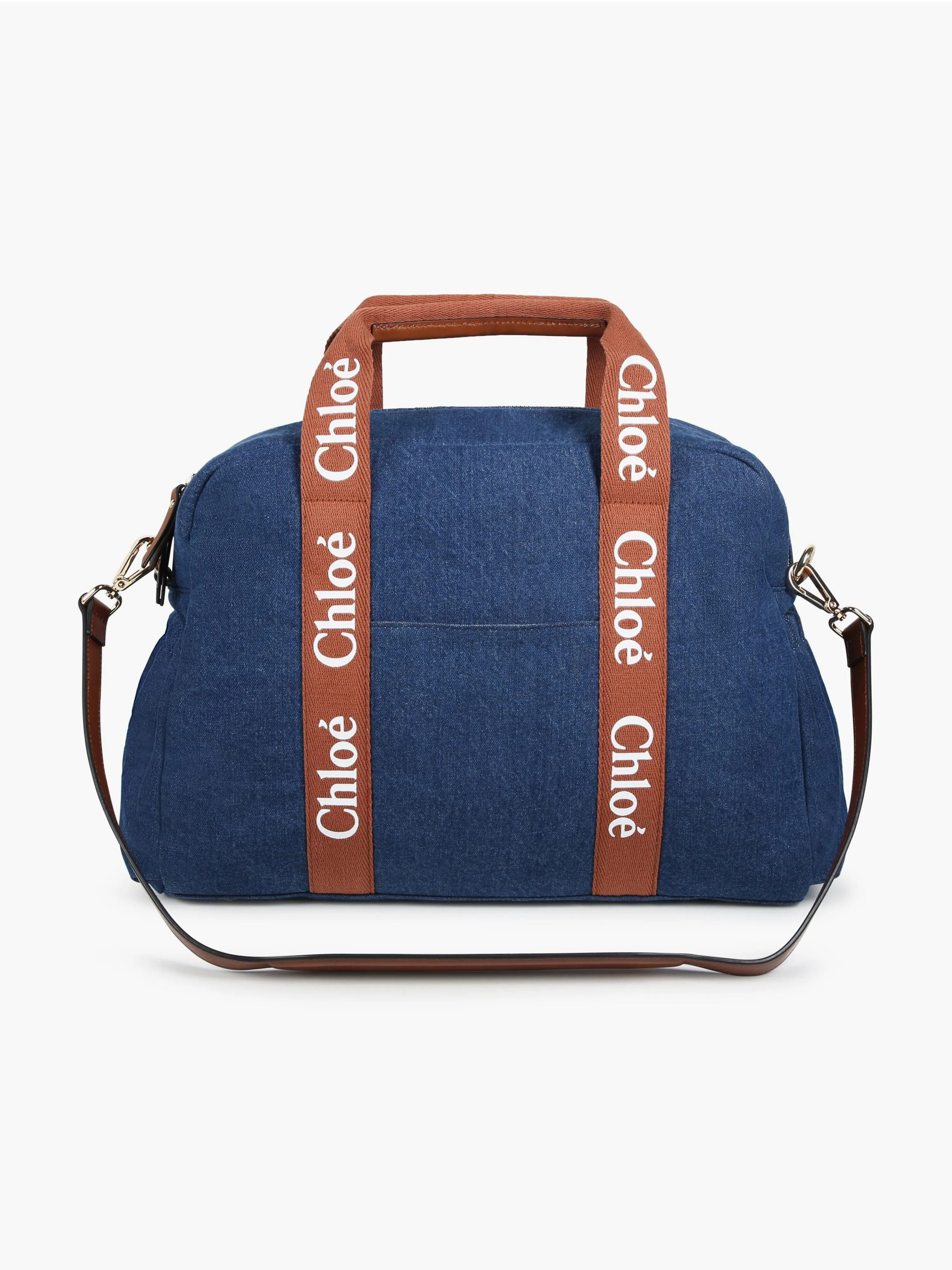 Chloé Baby Girls Denim Changing Bag in Blue (41cm)