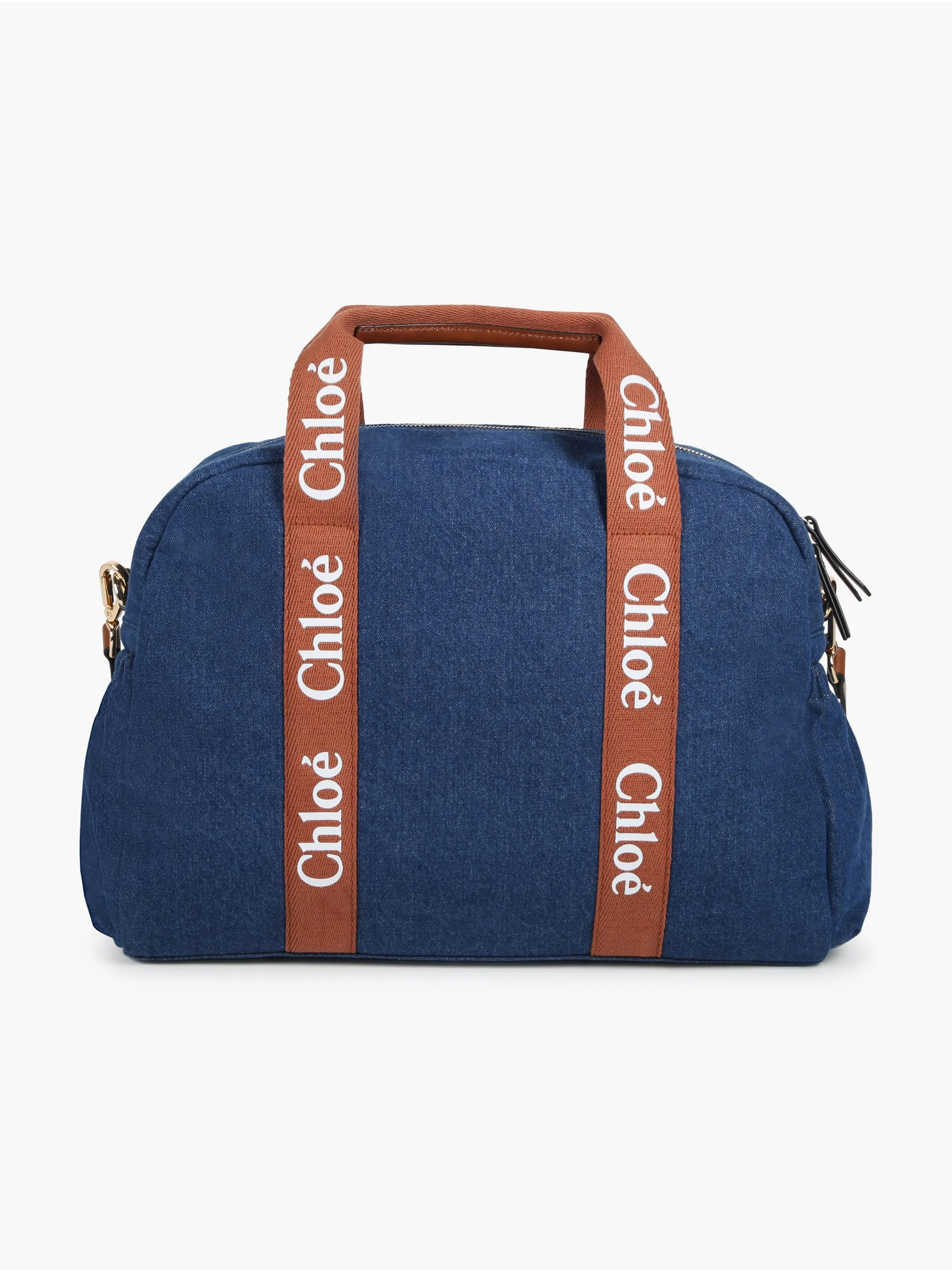 Chloé Baby Girls Denim Changing Bag in Blue (41cm)