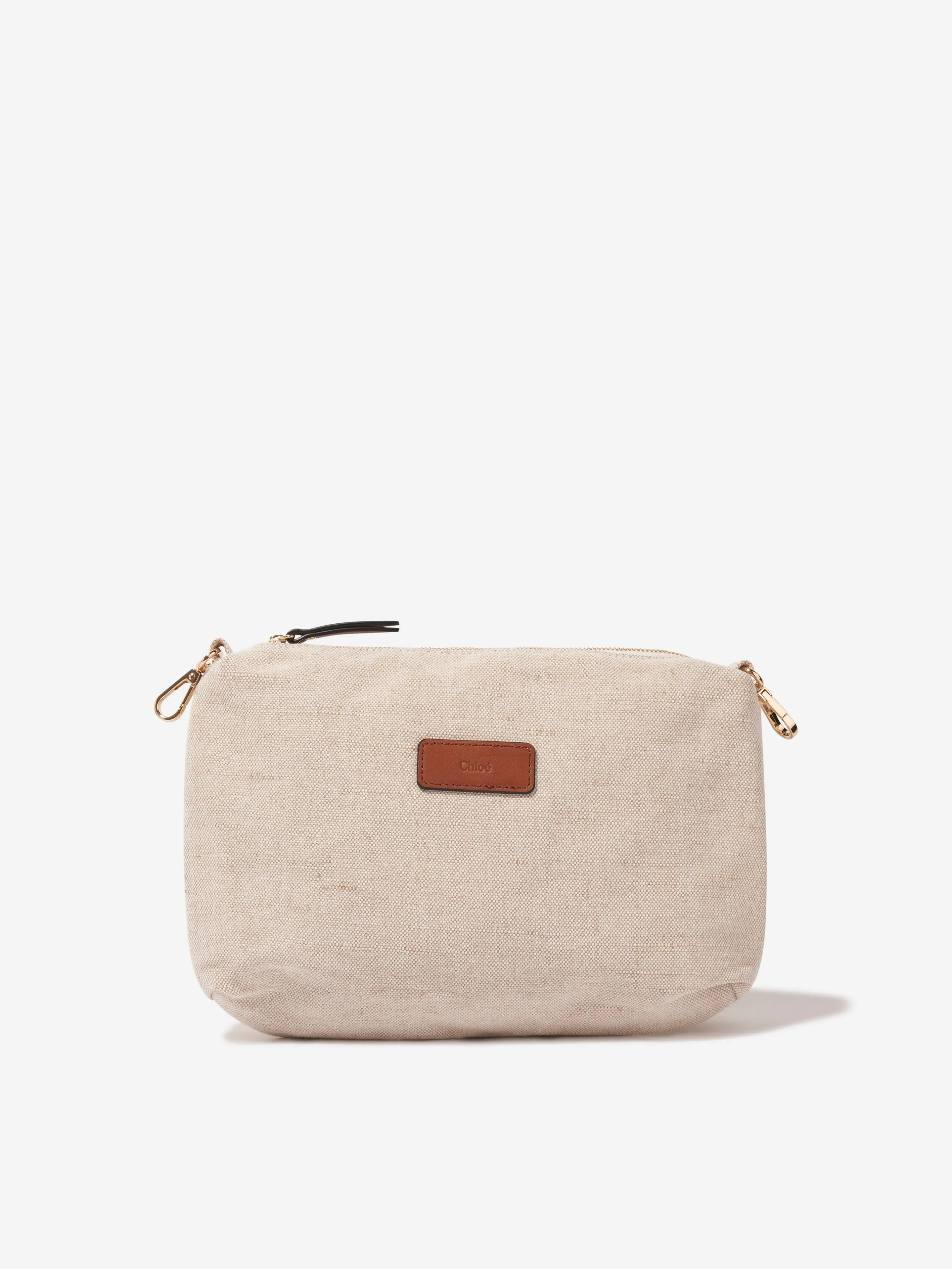 Chloé Baby Girls Logo Changing Bag in Beige