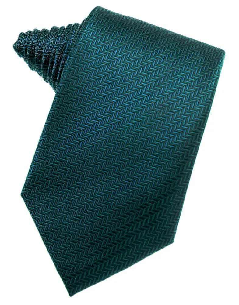 Cinnamon Herringbone Necktie