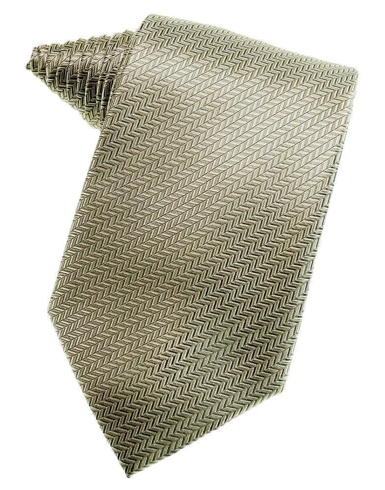 Cinnamon Herringbone Necktie