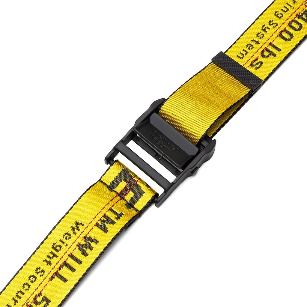 Classic Industrial Belt - Yellow/Black