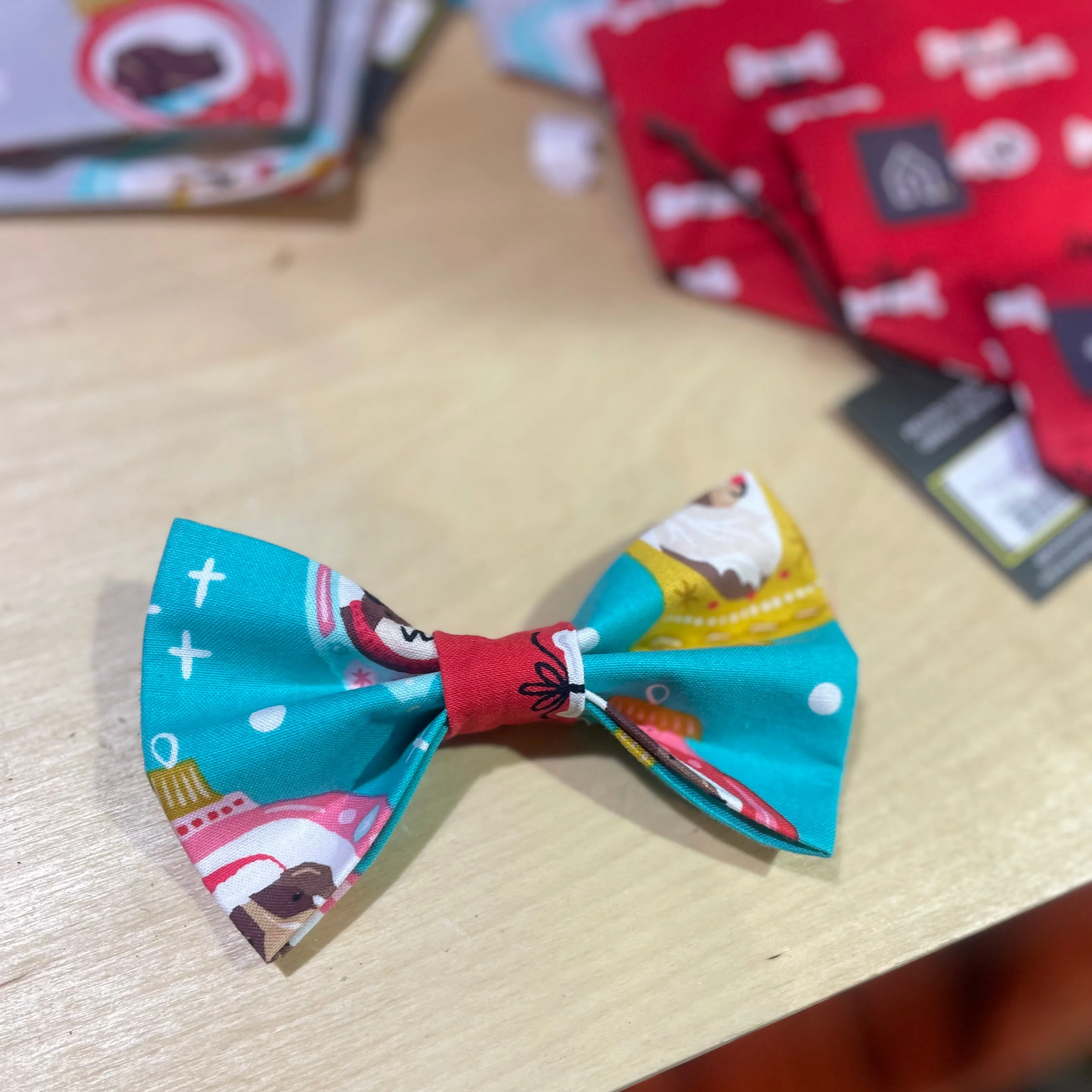 Doghouse Christmas Bow Ties for Dogs