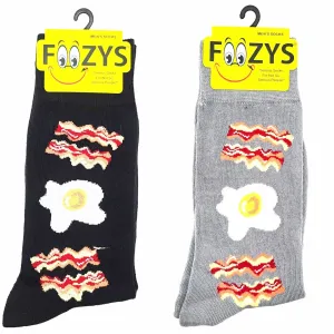 Eggs & Bacon Socks Foozys Unisex Crew