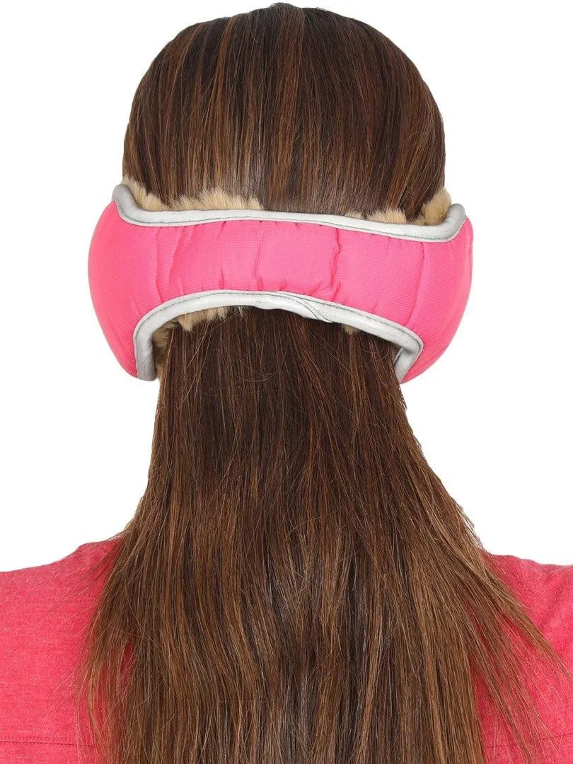 FabSeasons Outdoor Foldable Pink Ear Muffs for Men and Women