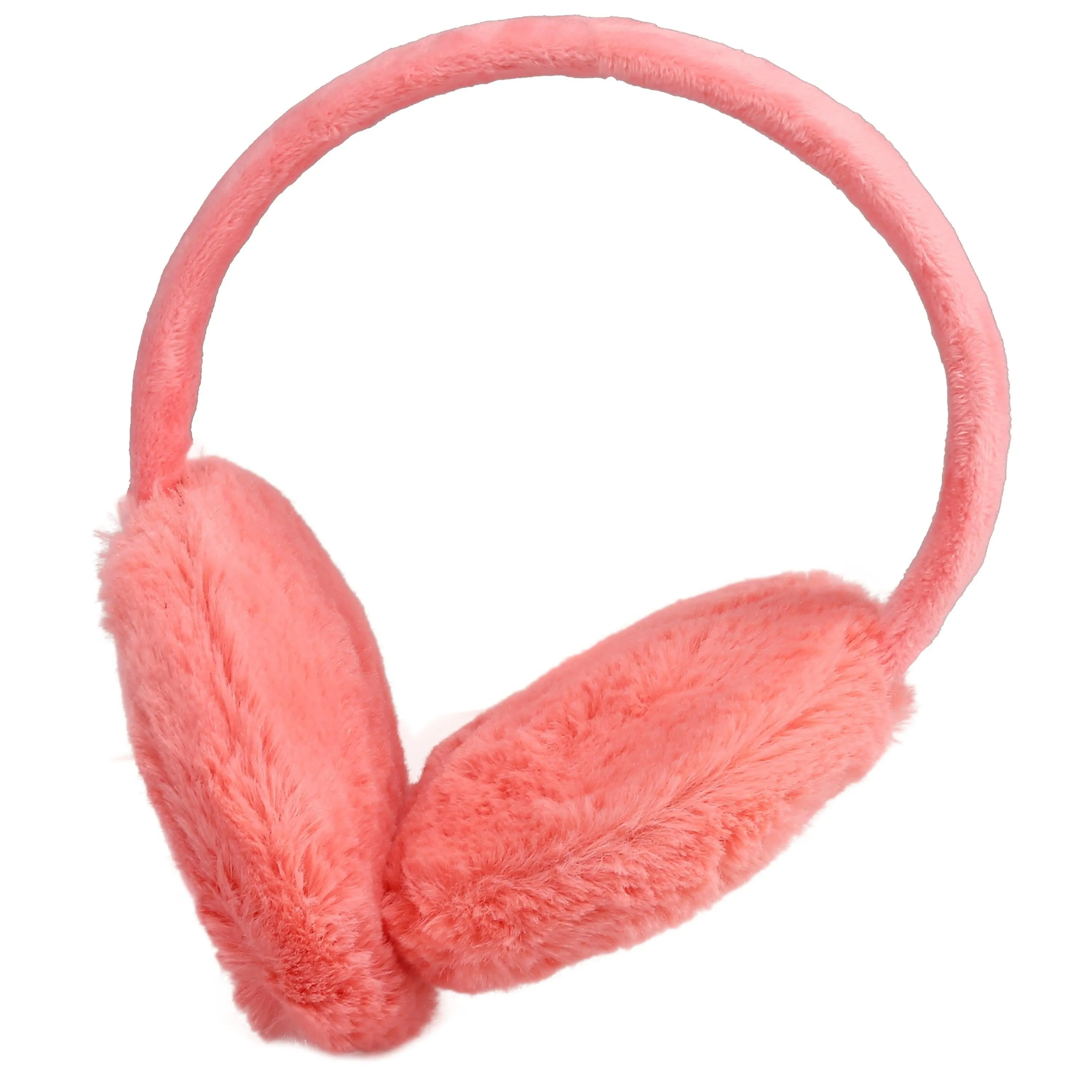 FabSeasons Pink Star Printed Winter EarMuffs