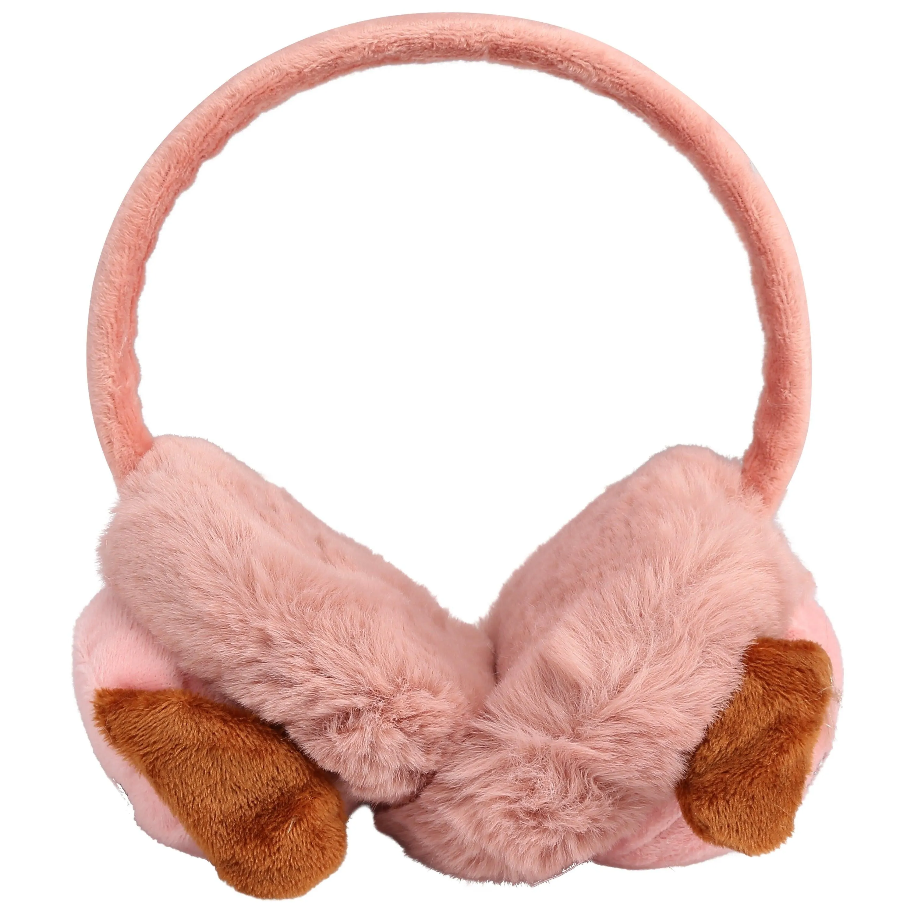 FabSeasons Purple Winter Outdoor Puppy face Ear Muffs