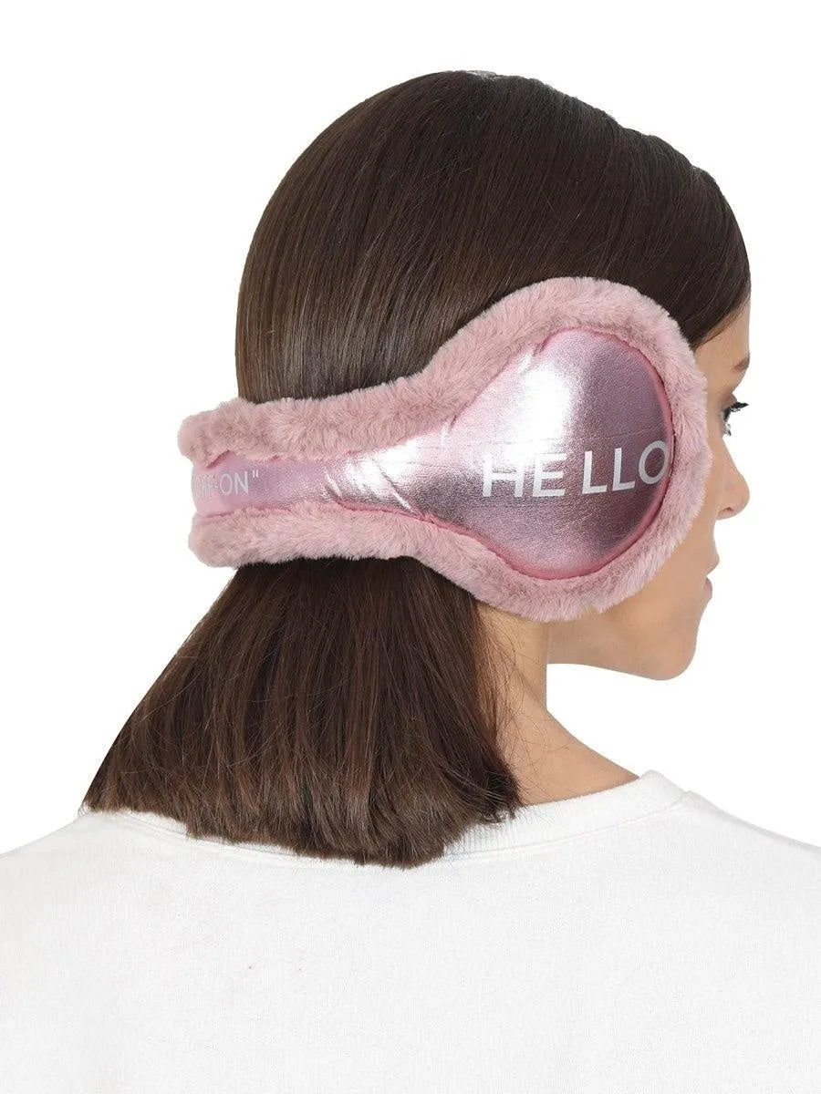 FabSeasons Winter Outdoor HELLO Ear Muffs