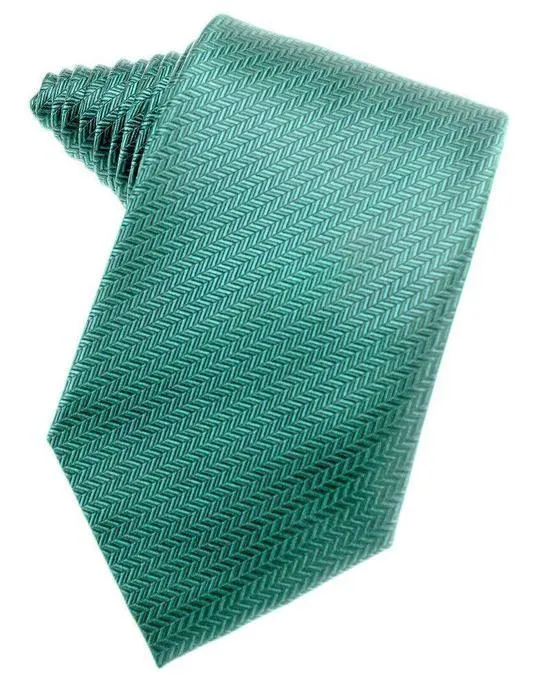 Frosty Pink Herringbone Necktie