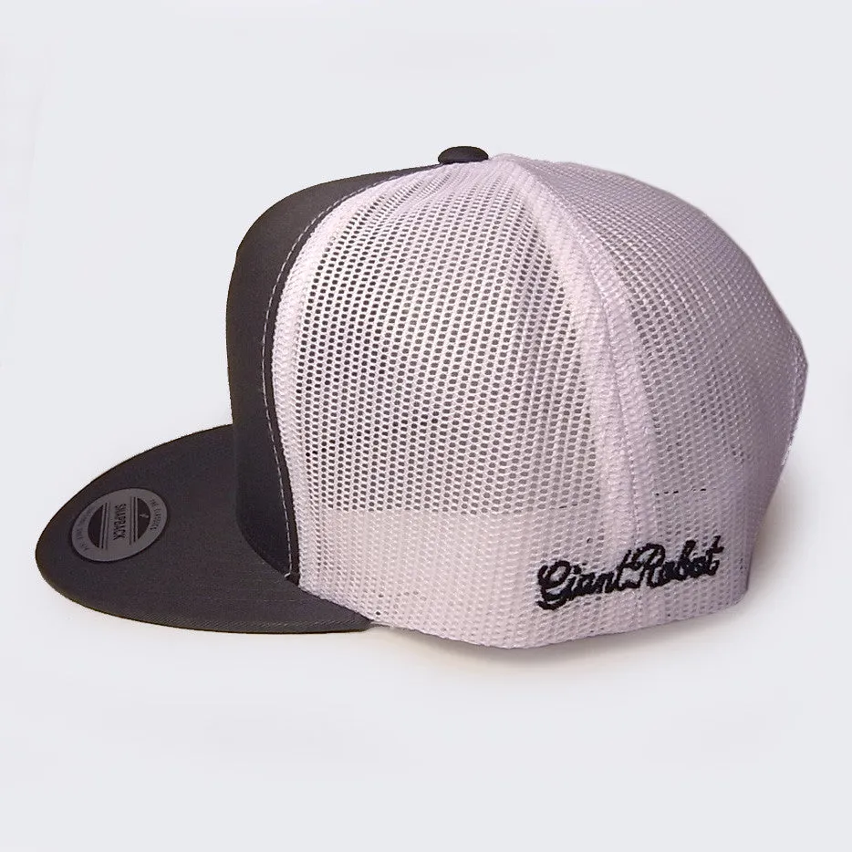 Giant Robot - Big Boss Robot Mesh Hat (Gray & White)