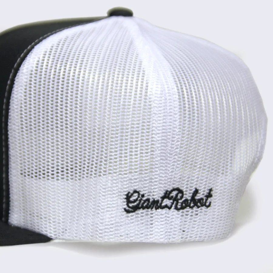 Giant Robot - Big Boss Robot Mesh Hat (White/Black)