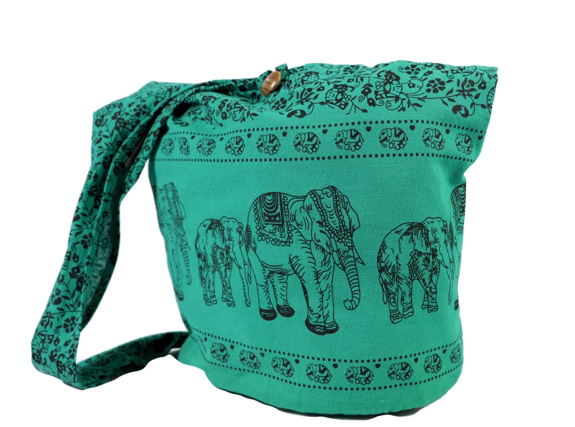 Handmade bags/ Elephants Bags/ Crossbody bags/ Sling Bags/ Cotton Bags / Market Bags / Boho Bags/ Shoulder bags/ Messenger Bag/ Red Crimson