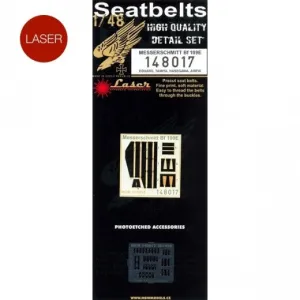 HGW 1/48 Bf 109E - Seatbelts | 148017