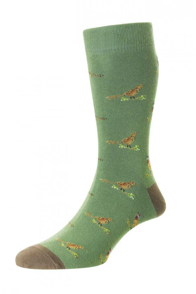 HJ Hall HJ31 Pheasant and Grouse Men's Cotton Rich Socks