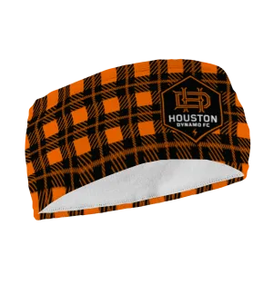 Houston Dynamo Fleece Headband: Plaid