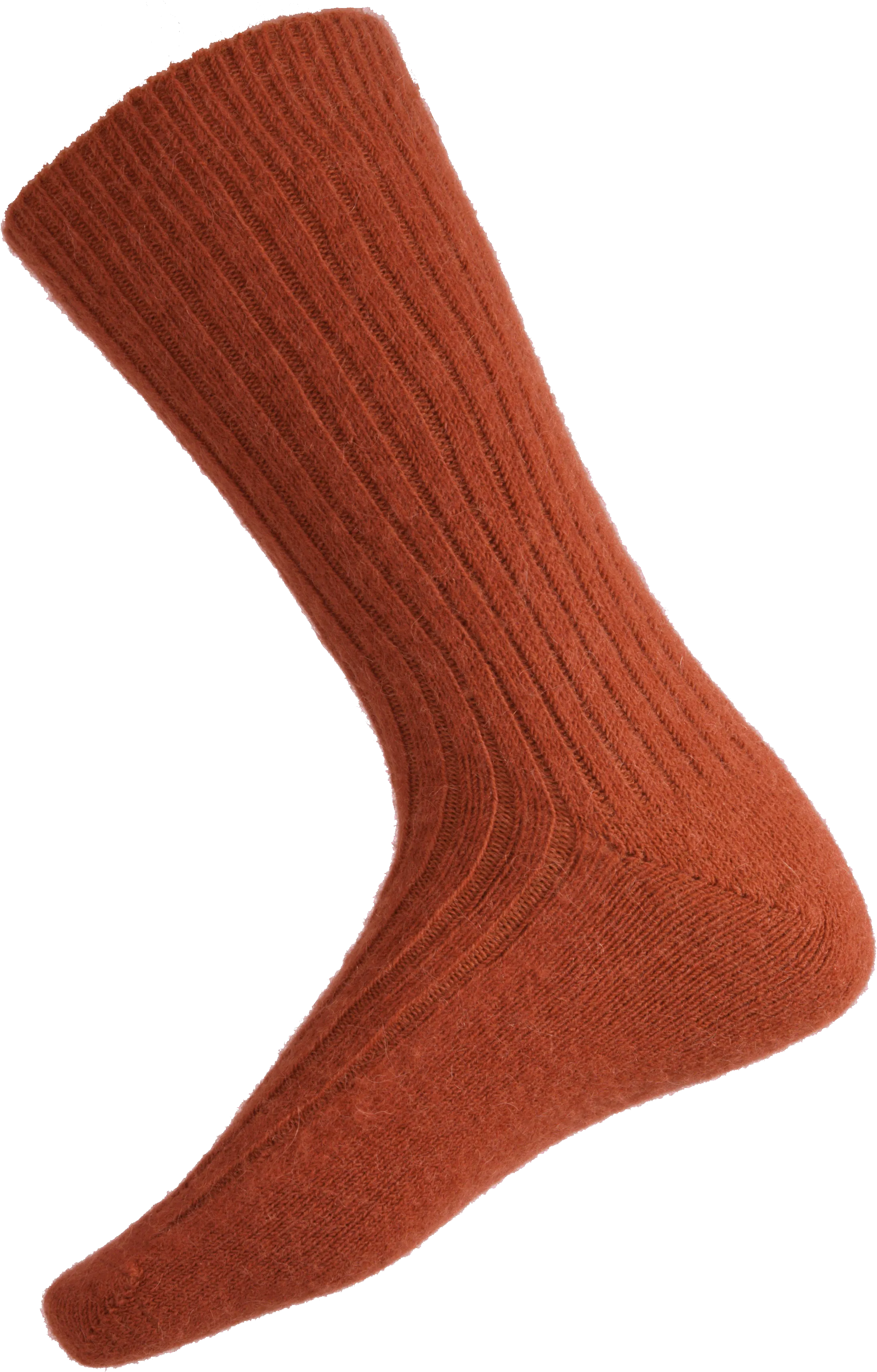 Humphrey Law Alpaca Wool Sock - Terracotta