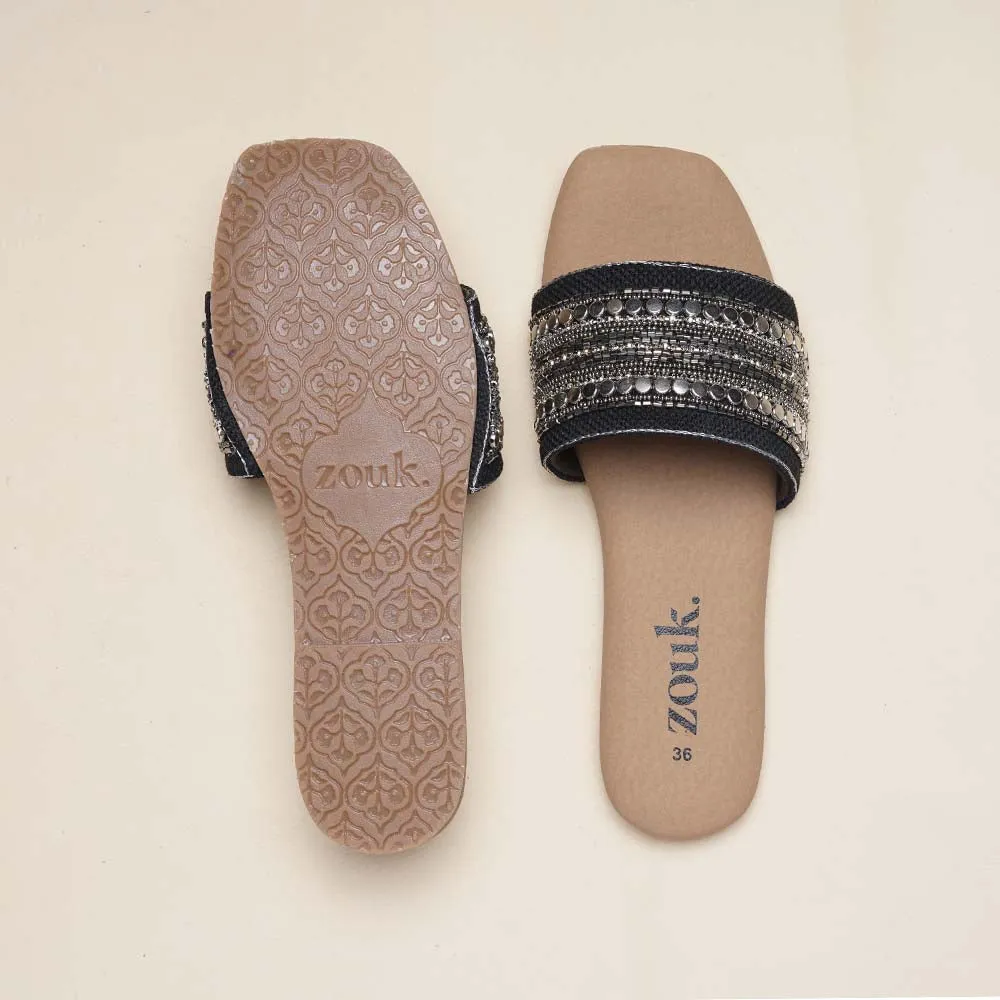 Jaipur Bohemian Oxidised Flats