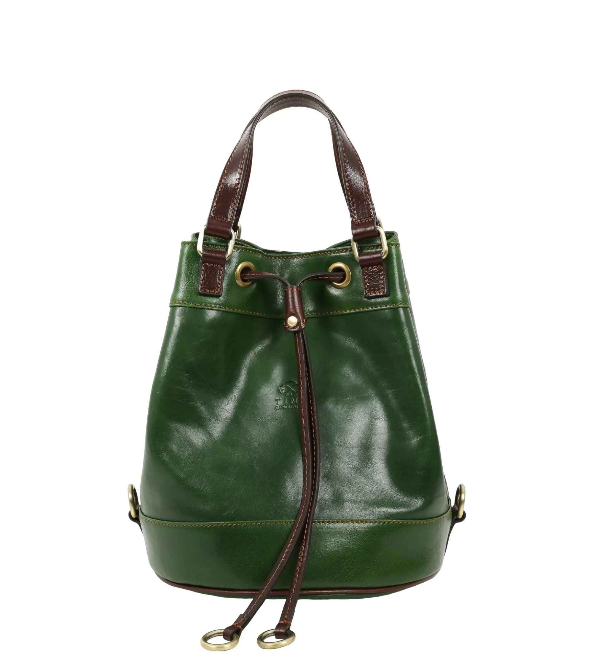 Leather Bucket Bag for Women - Light In August