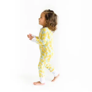 Little Sleepies - Lemons Bamboo Viscose Zippy 12-18 months