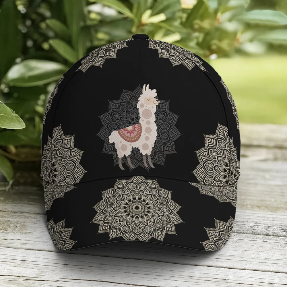 Llama Mandala Pattern Baseball Cap Coolspod