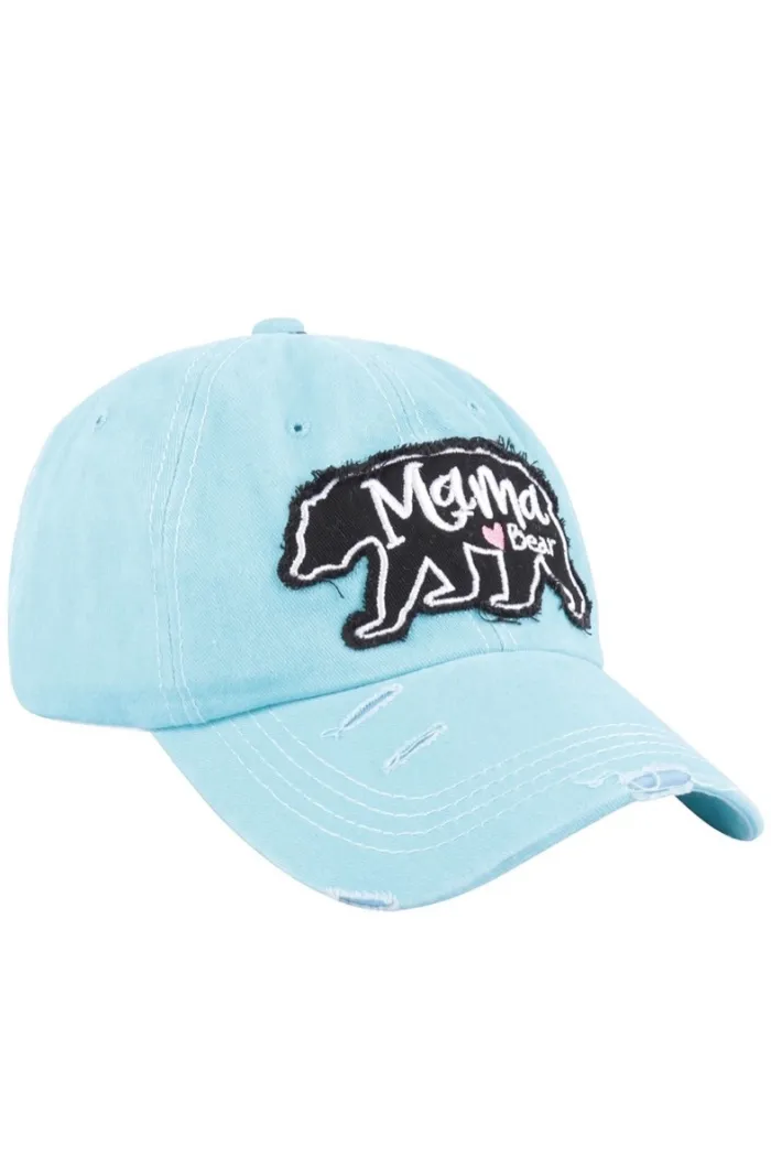 Mama Bear Rugged Accent Baseball Cap