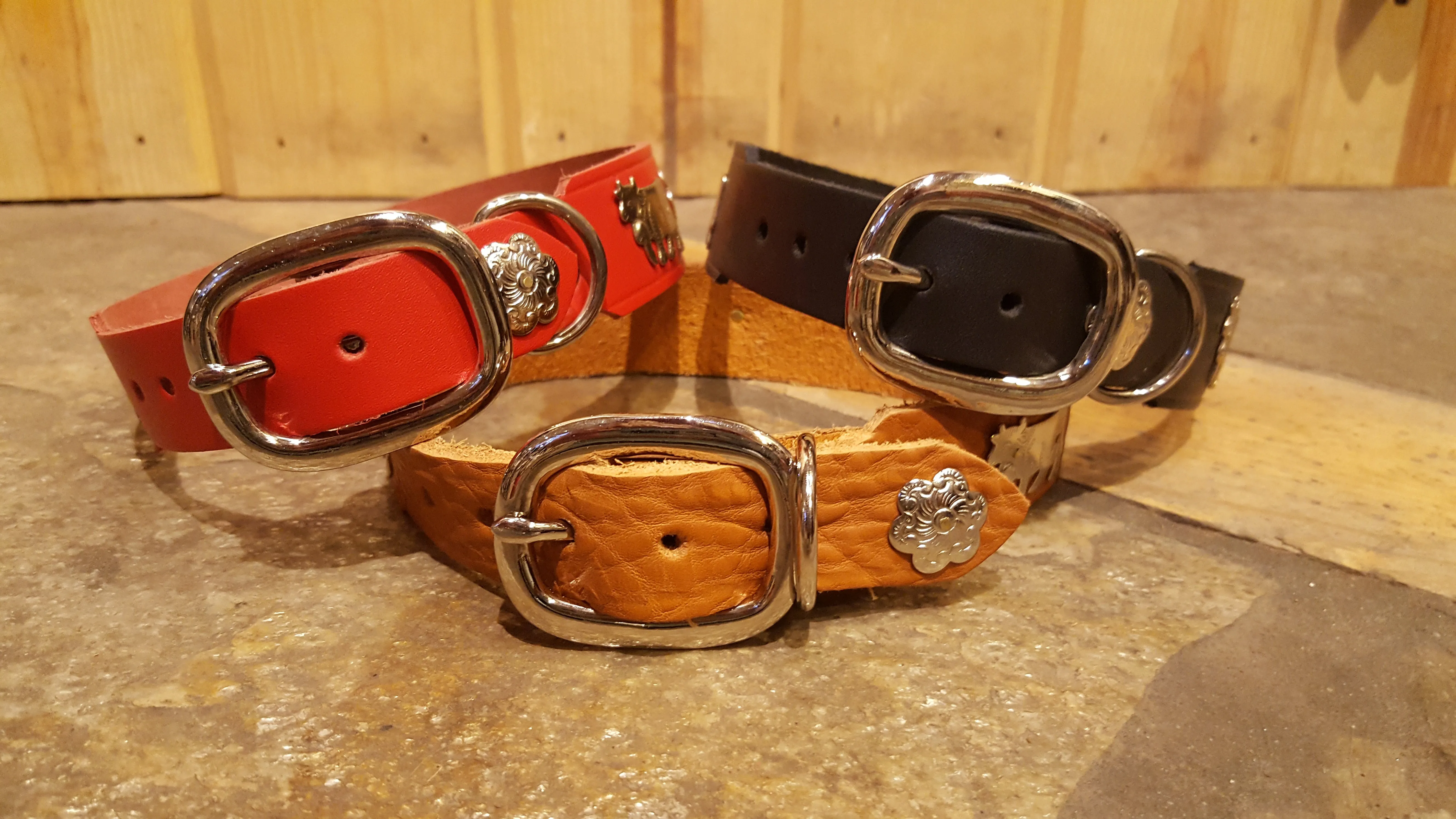 Overstock Sale! 1 1/4" Medium Traditional Swiss Dog Collar