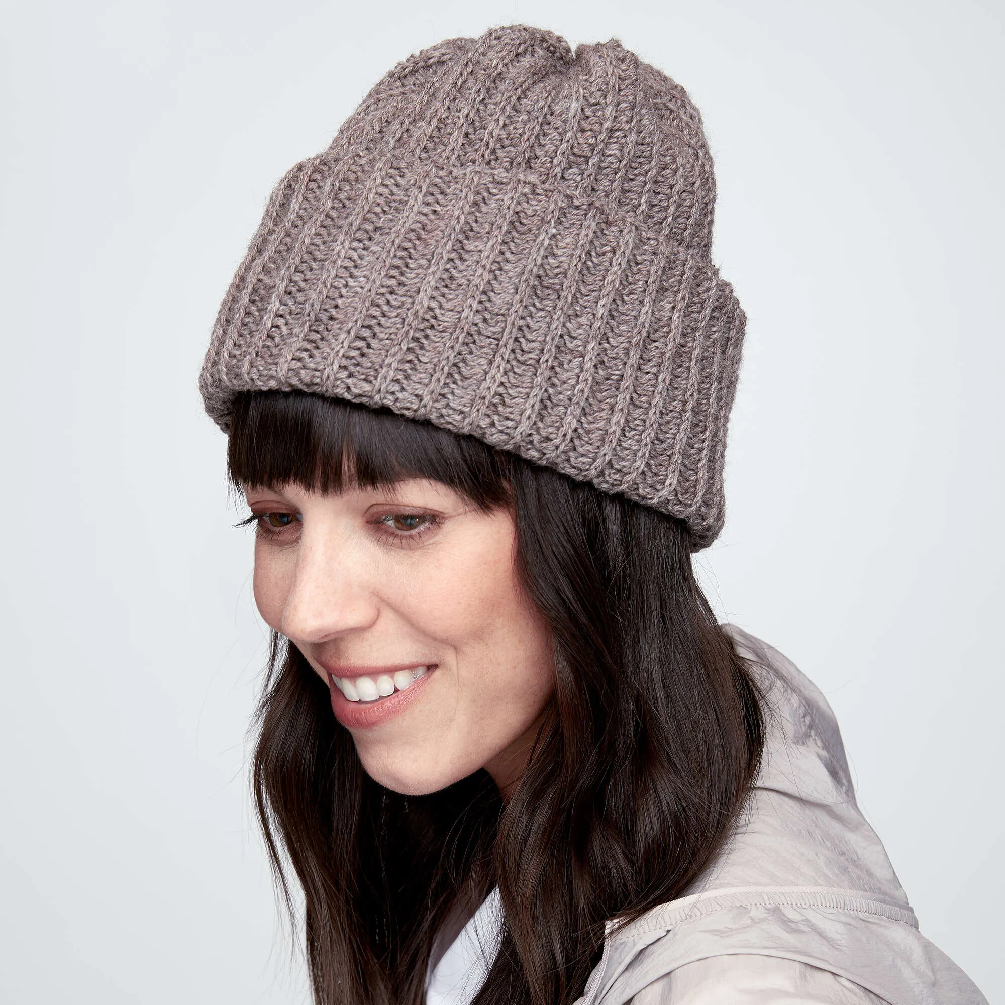 Patons Classic Ribbed Crochet Beanie