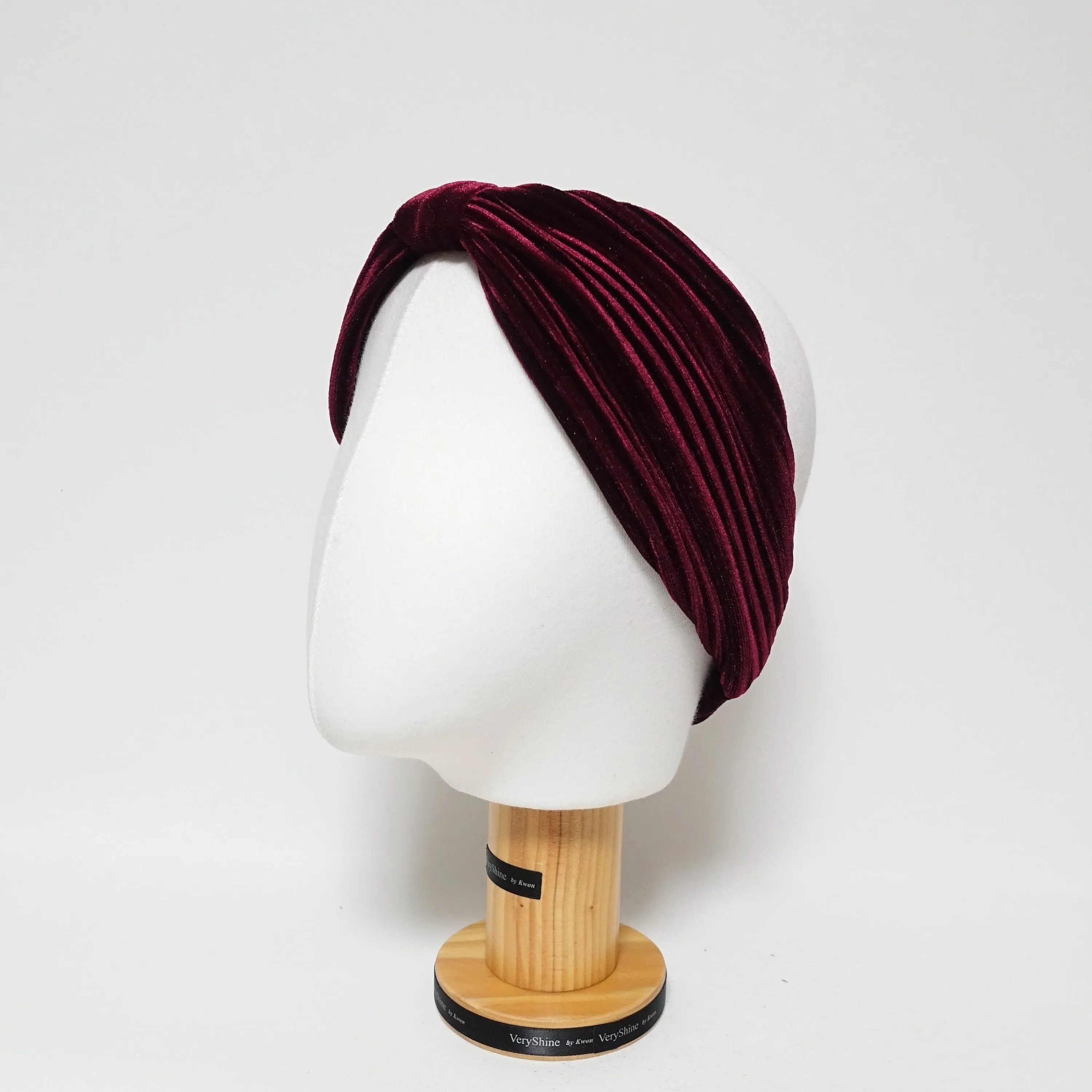 Pleated Velvet Hair Turban elastic Fashion Headband Women Hair Accessories