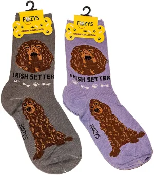 Purple Irish Setter Socks