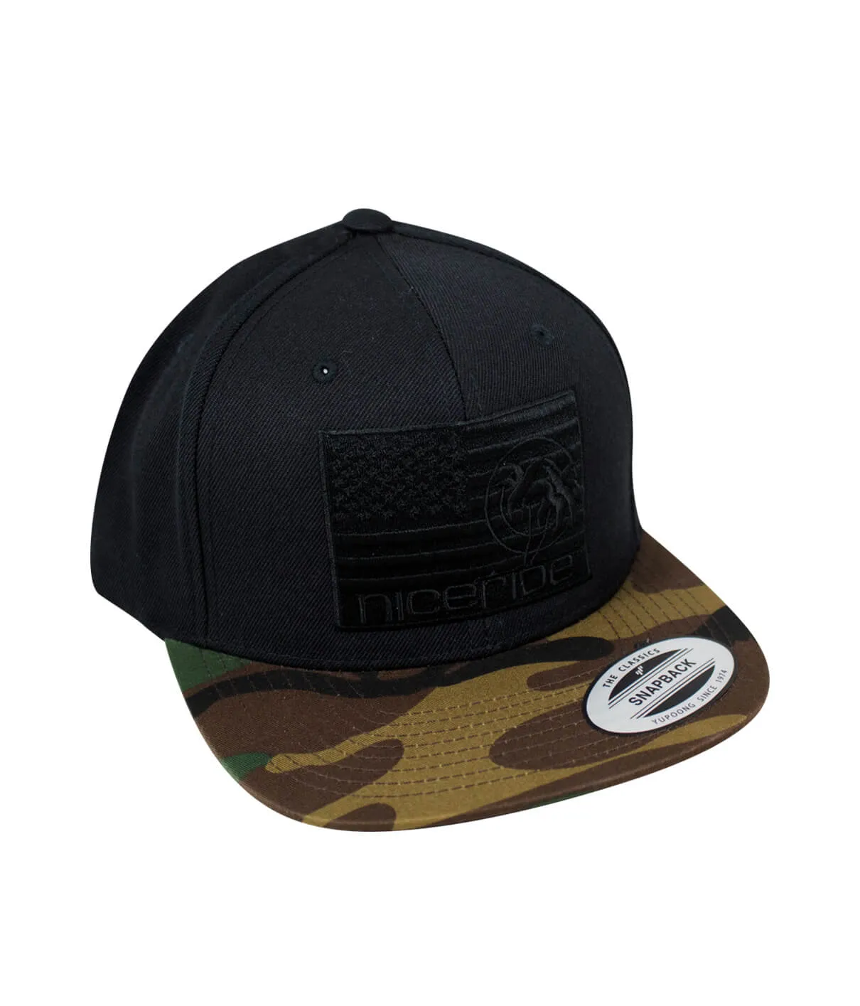 "NICERIDE Strong - BLACK" Snapback Hat