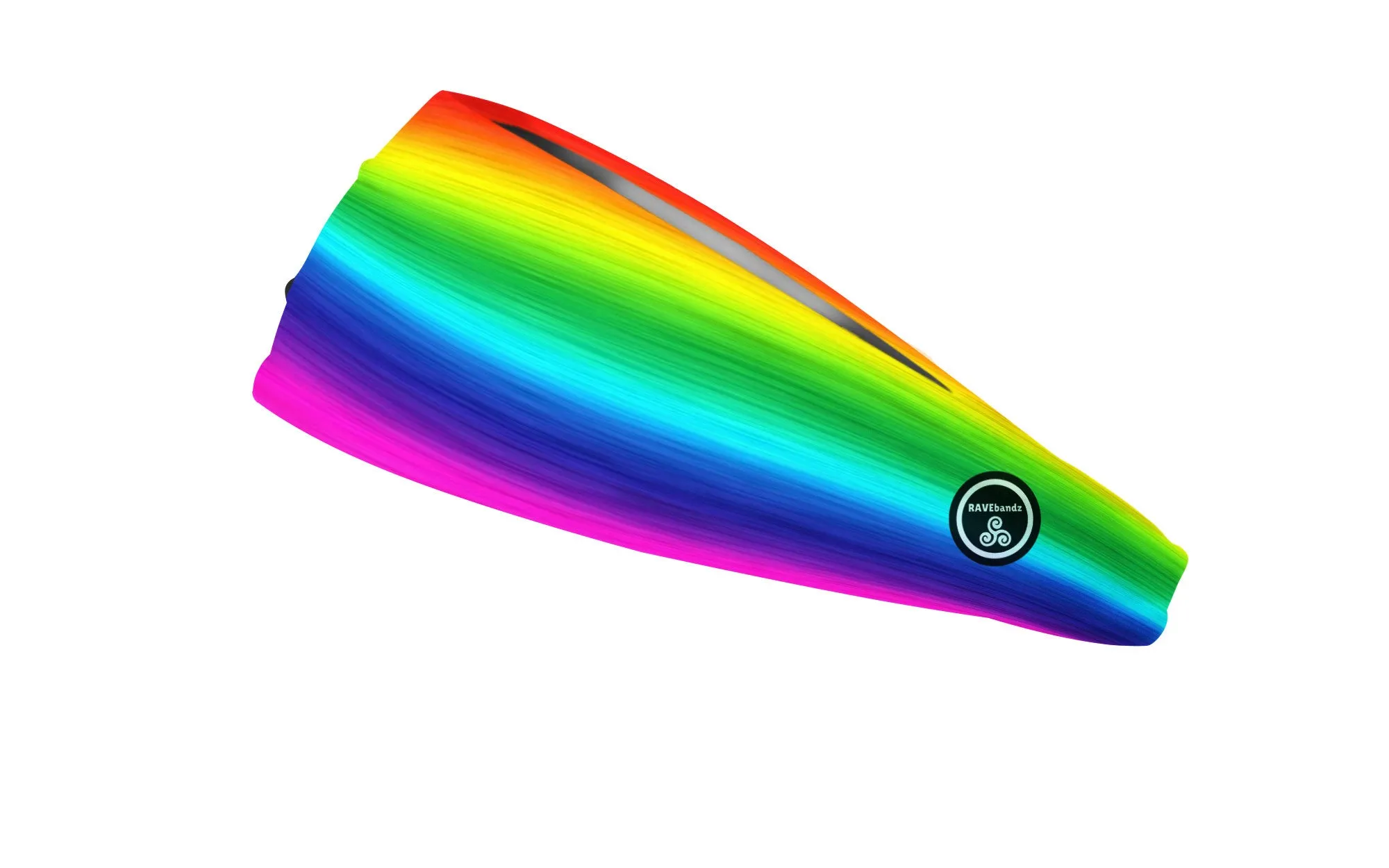 RAVEbandz The Pro - Wide Stretch Headband (Pride)