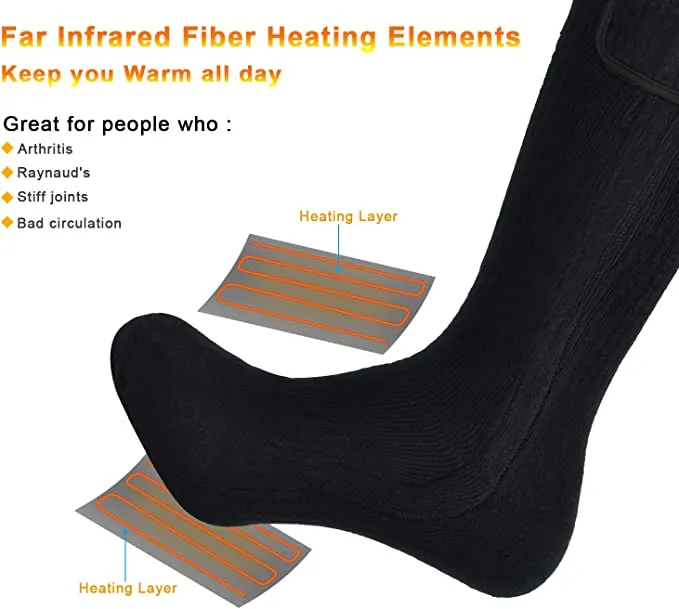 Rechargeable Battery Heated Socks