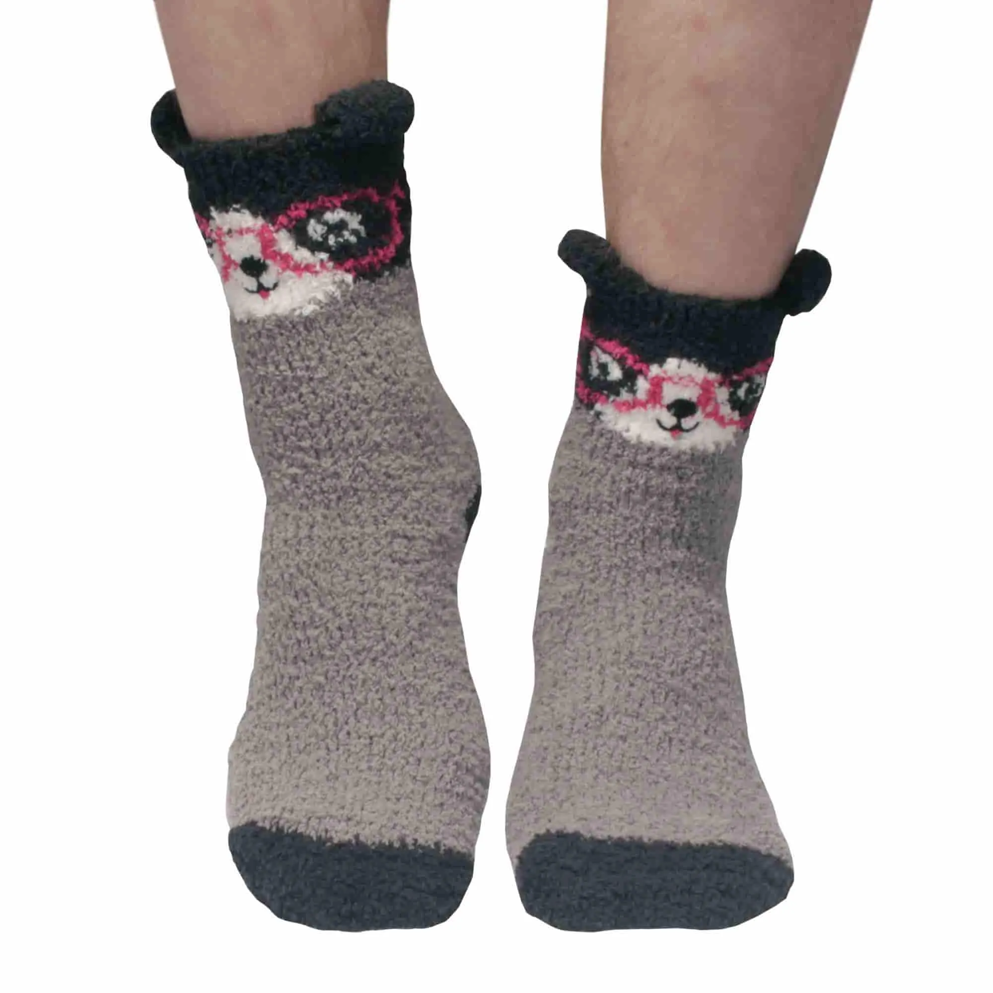 Super Soft Cozy Warm Cute Animal Non-Slip Fuzzy Crew Winter Socks