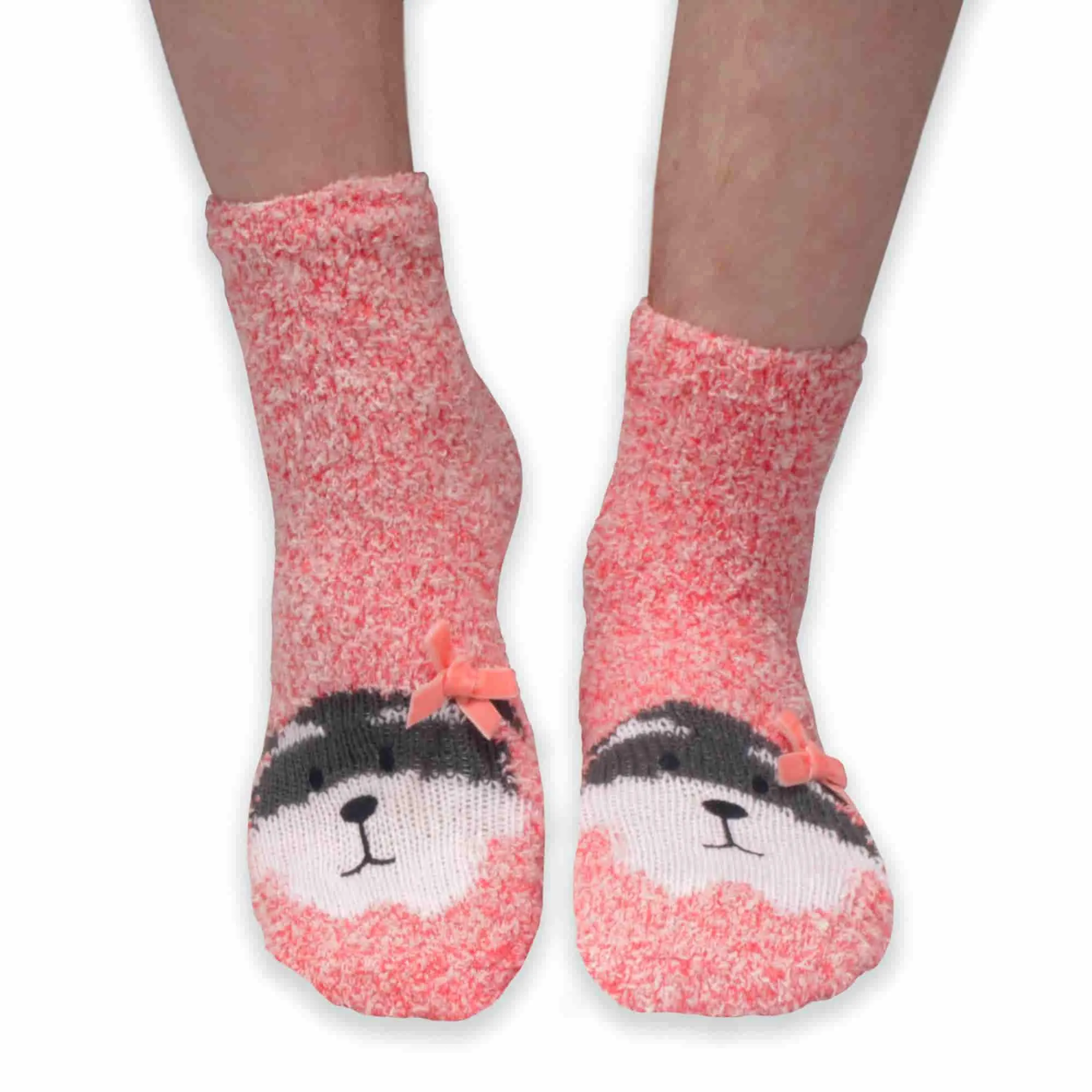 Super Soft Cozy Warm Cute Animal Non-Slip Fuzzy Crew Winter Socks