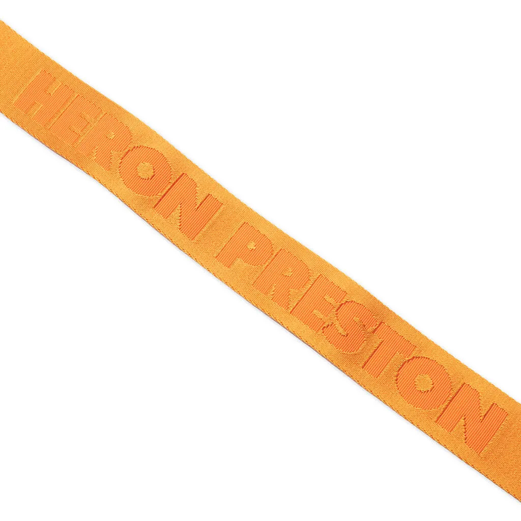 Tape Belt 4CM Classic Buckle - Orange/Light Grey