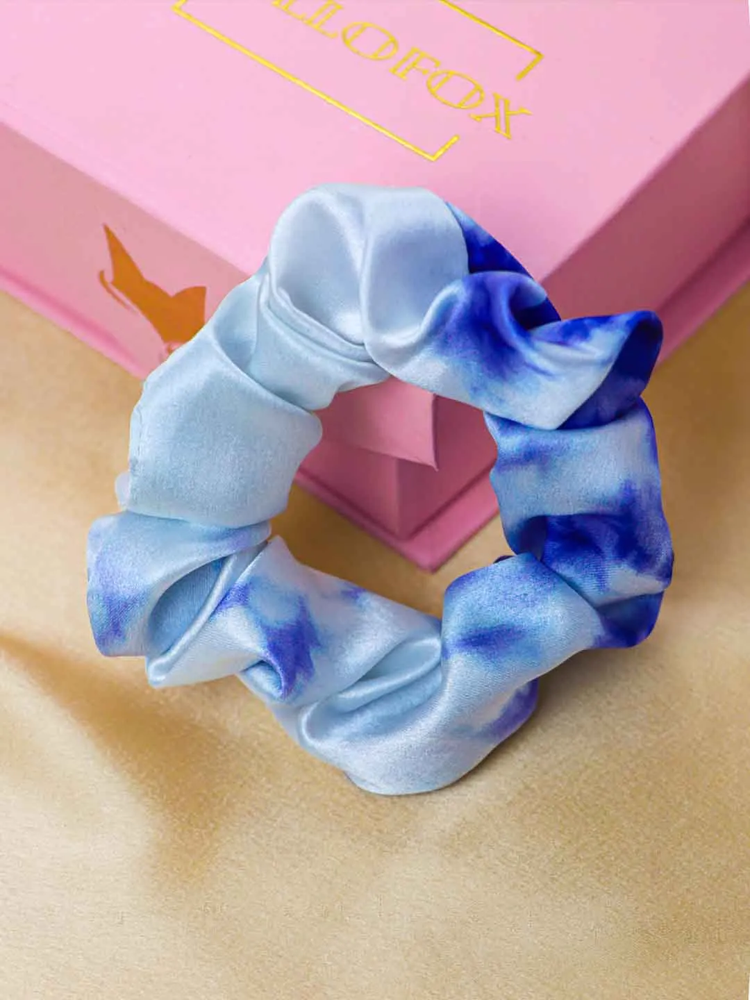 Tie & Dye Scrunchies Purple